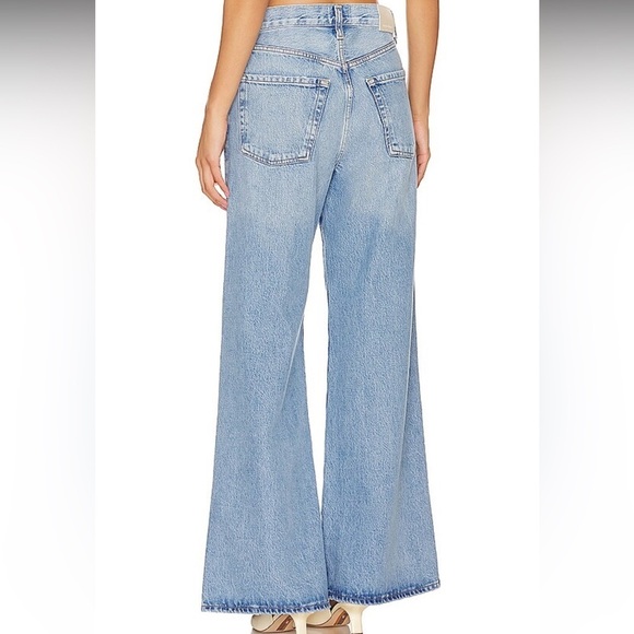 new Citizens of Humanity Beverly wide leg jeans in Lune light wash - Picture 3 of 9